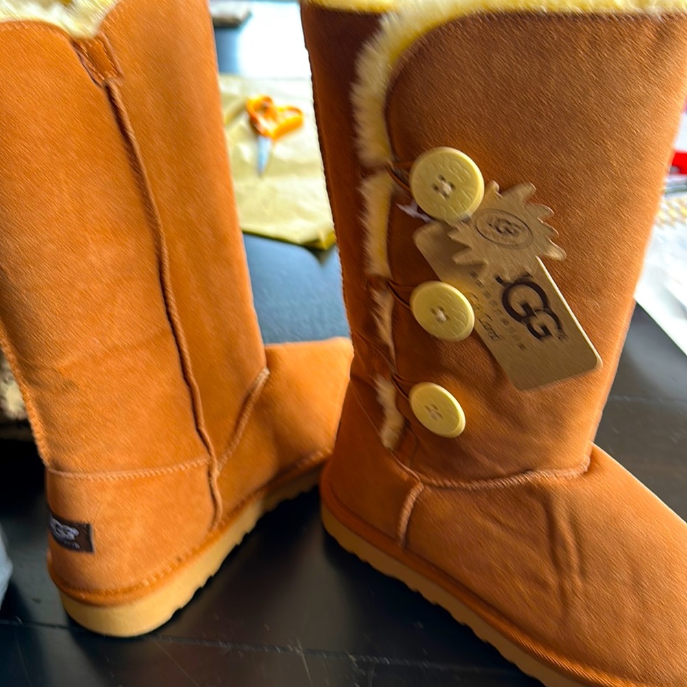 NWT UGG Bailey boots with fur lining